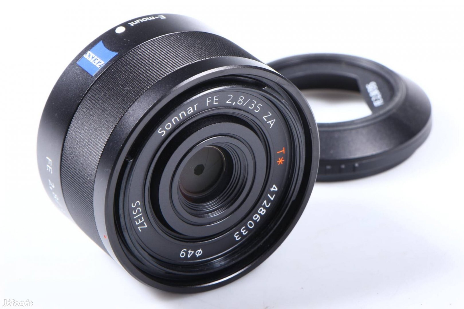 Sony FE Sonnar ZA e-mount Zeiss objektív 