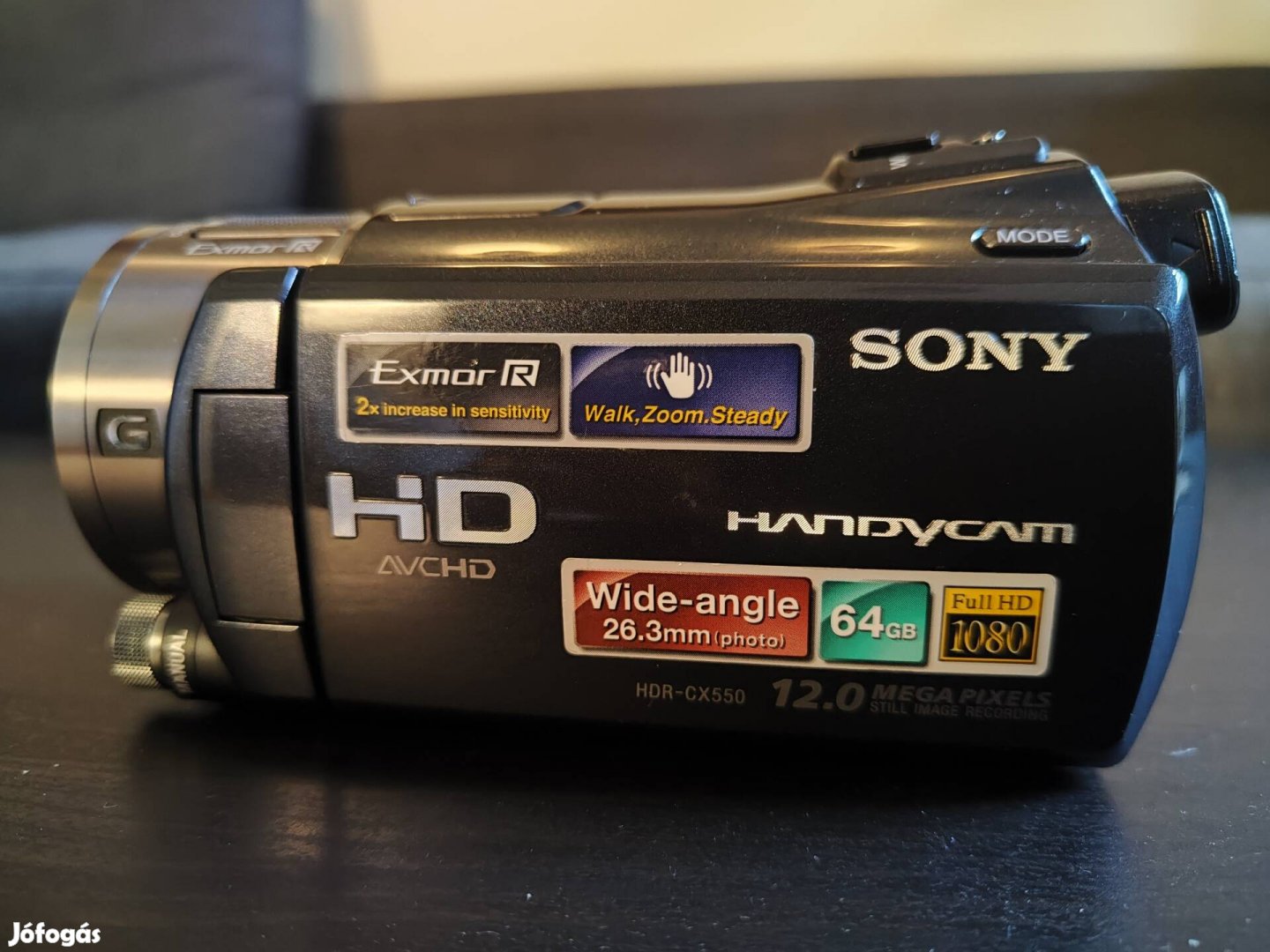 Sony HDR-CX550 12MP Handycam kamera