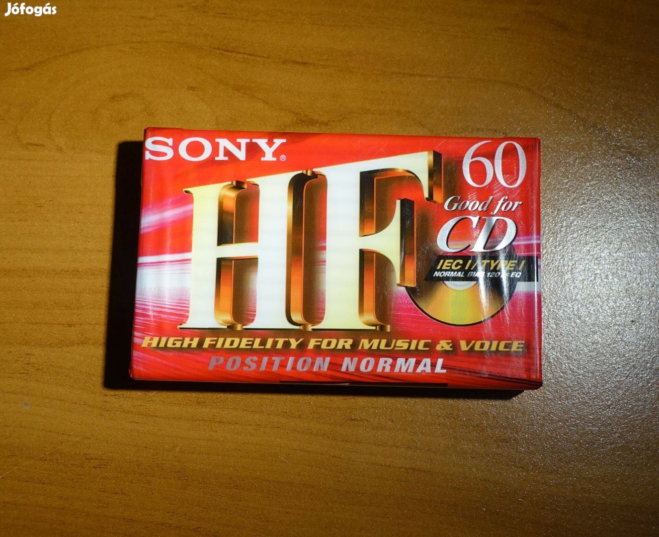 Sony HF 60 "Good for CD" bontatlan normál kazetta 1999 deck