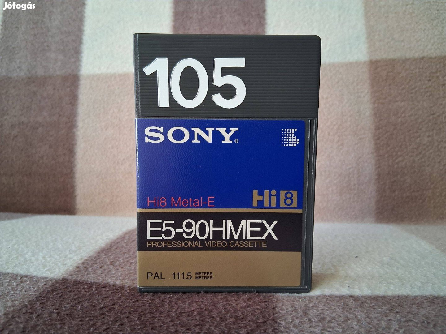Sony Hi8 professzionális videókazetta egyszer használt