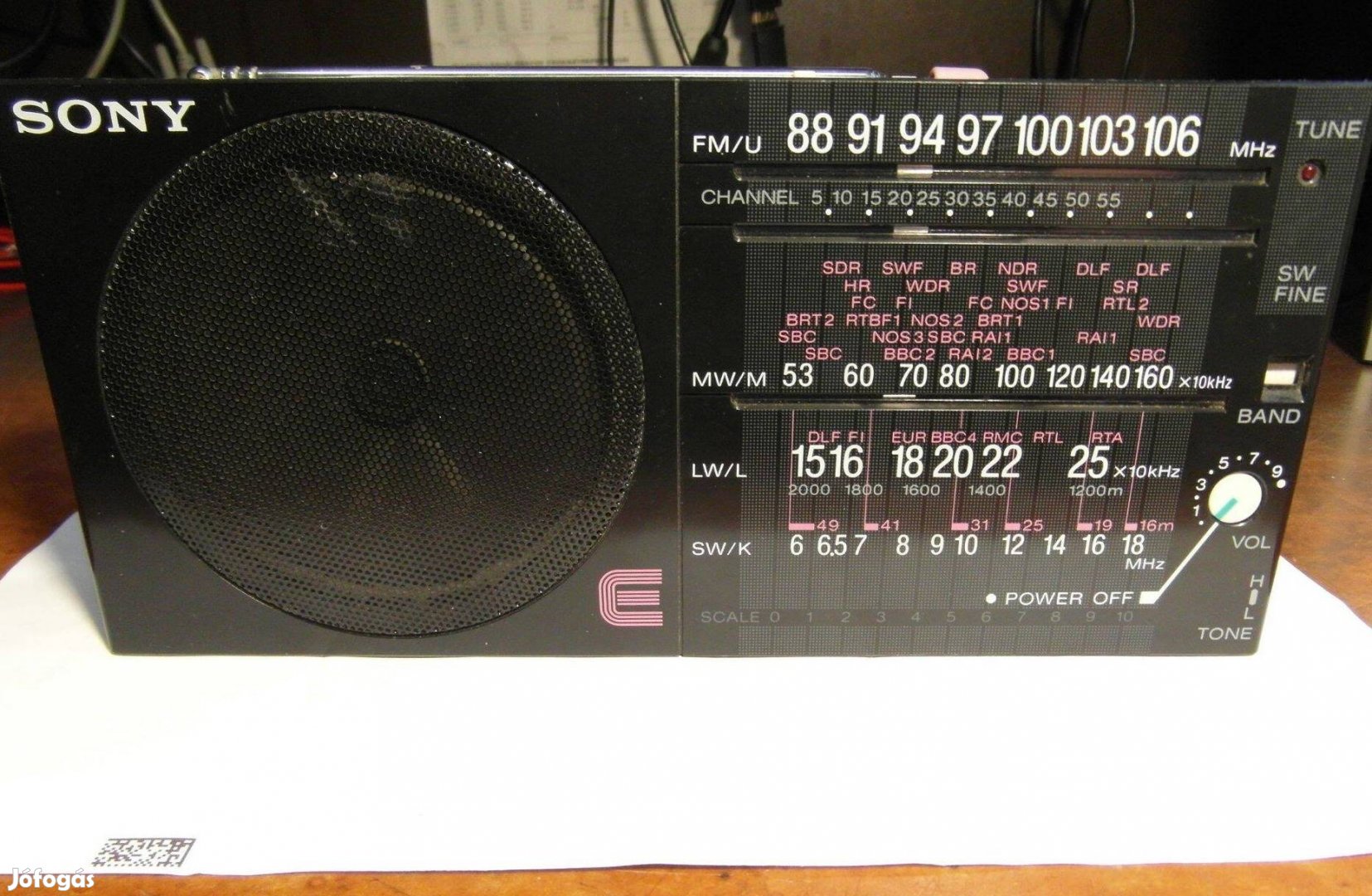 Sony ICF-35 rádió nem működik 1980 évi
