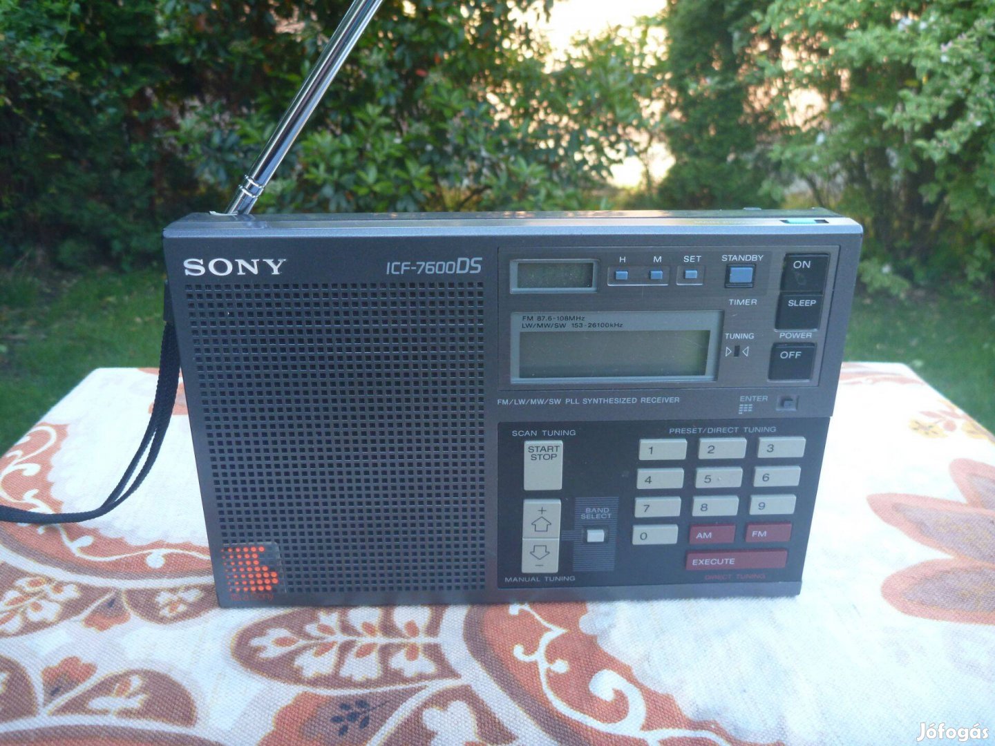 Sony ICF-7600DS világvevő kisrádió gyűjtői állapotban