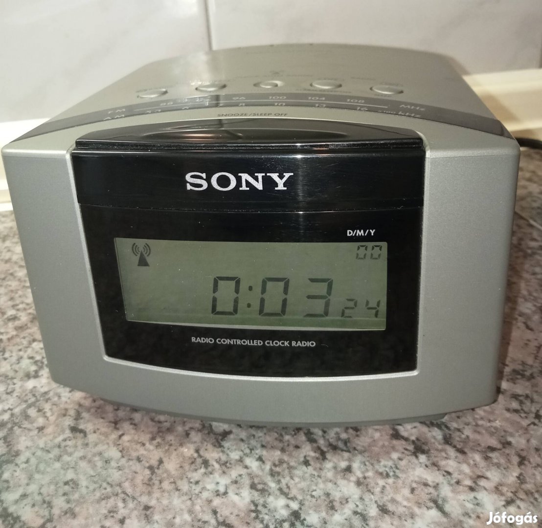 Sony ICF-C50 rádióvezérlésű órás rádió