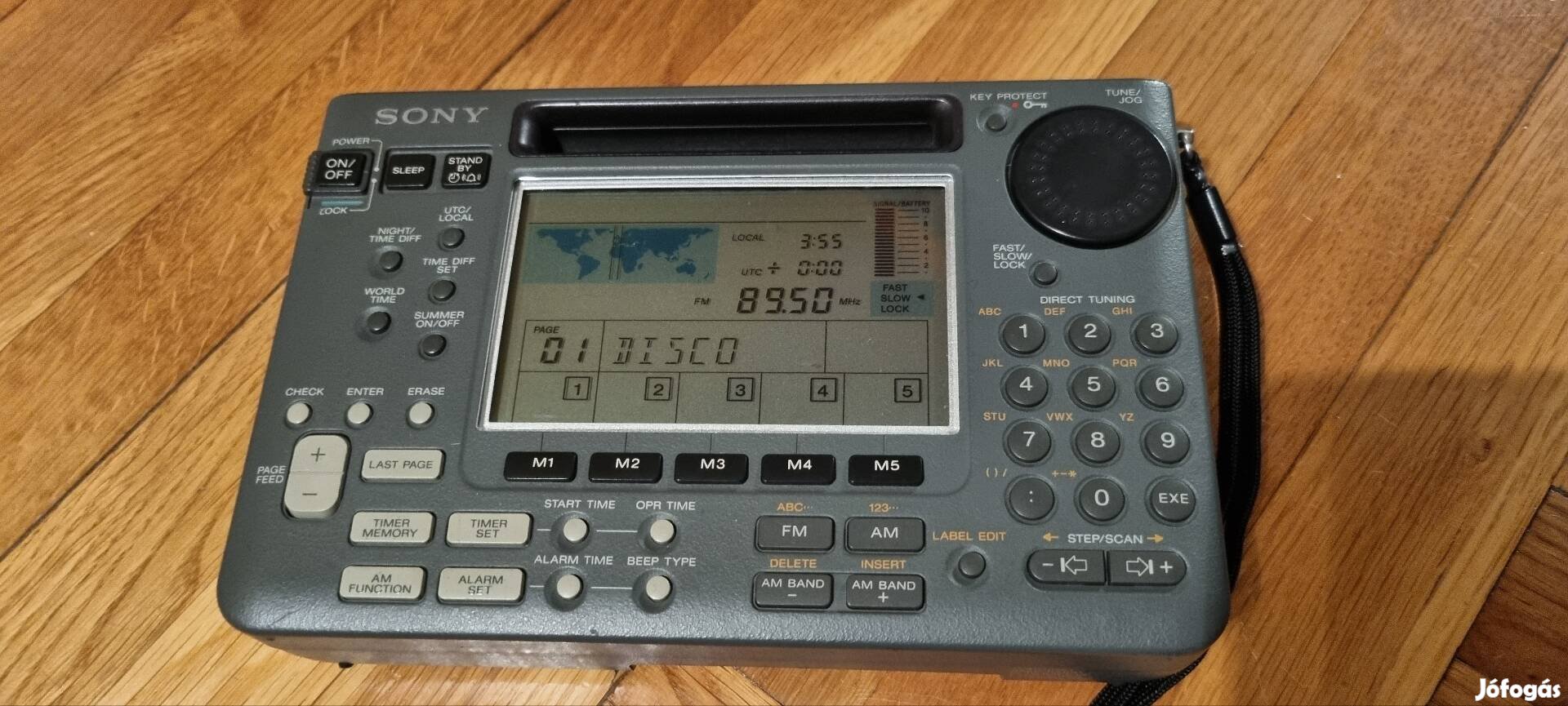 Sony ICF-SW55 világvevő rádió 
