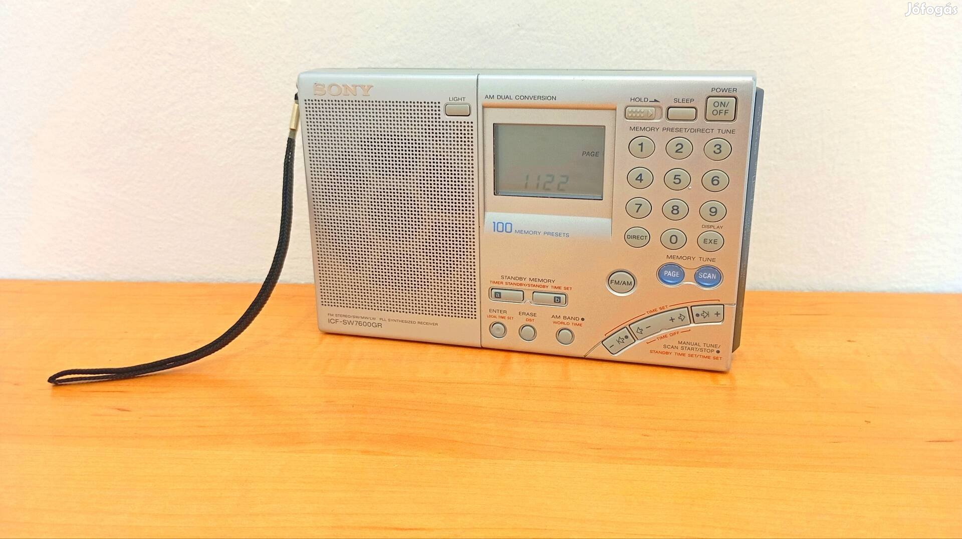 Sony ICF-SW7600GR SSB/SYNC Világvevő Rádió szép állapot kiváló működés