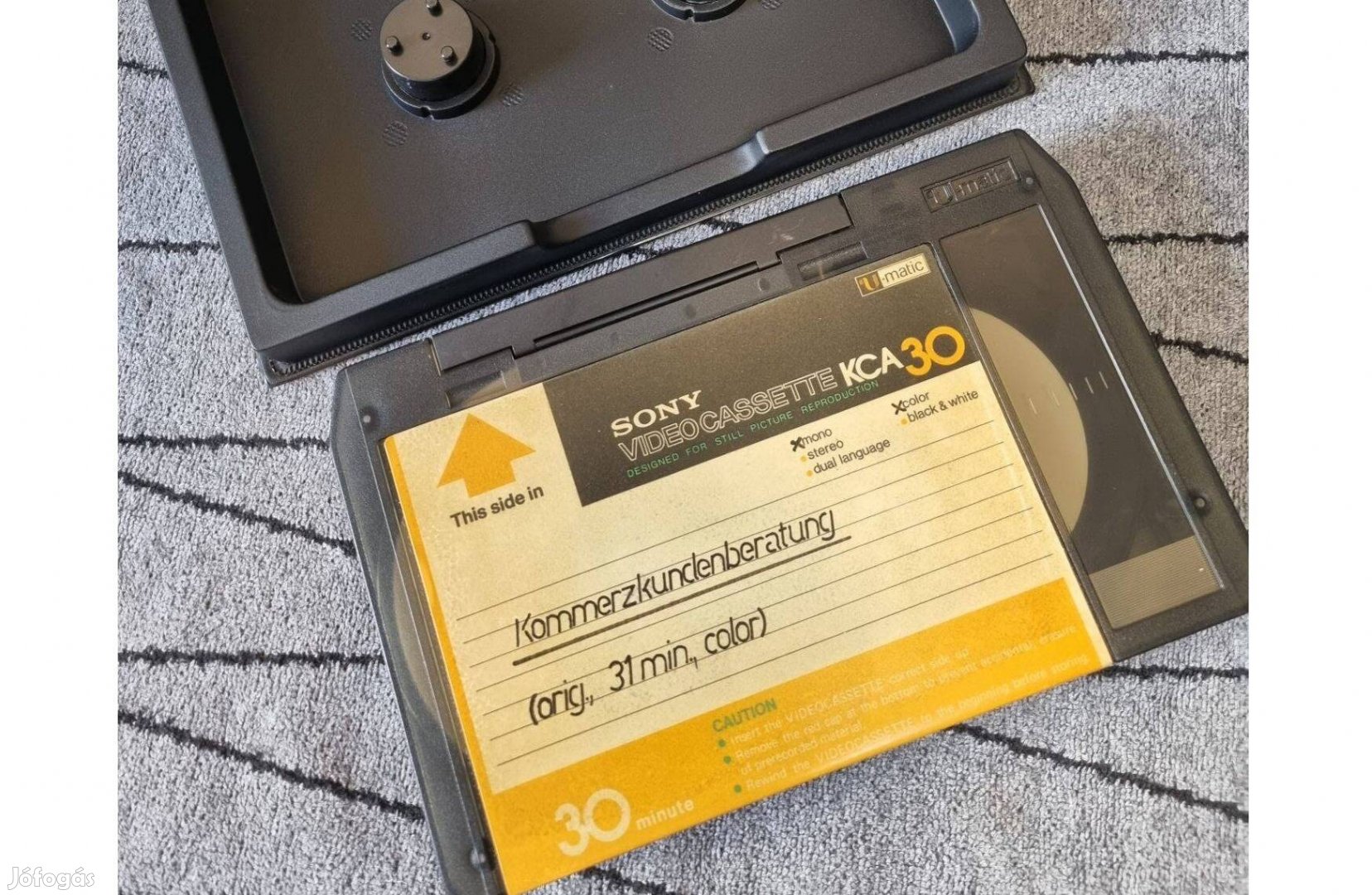 Sony KCA30 U-Matic video kazetta
