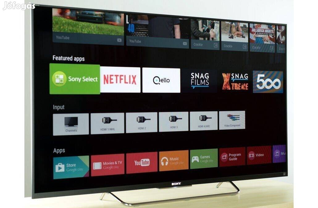 Sony KD-43W805C smart Tv, 3D, wifi, full hd, 108cm, Youtube, android