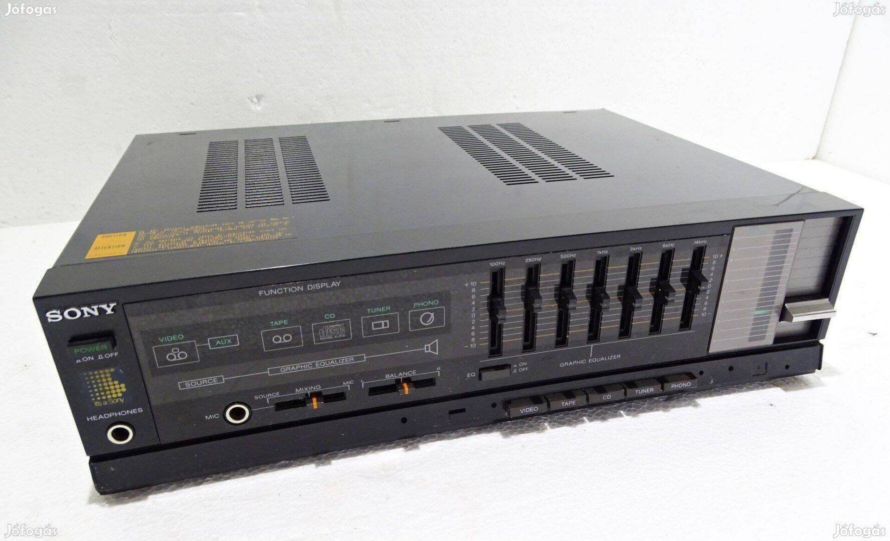 Sony LBT-V50W sztereó erősítő fekete (1986)