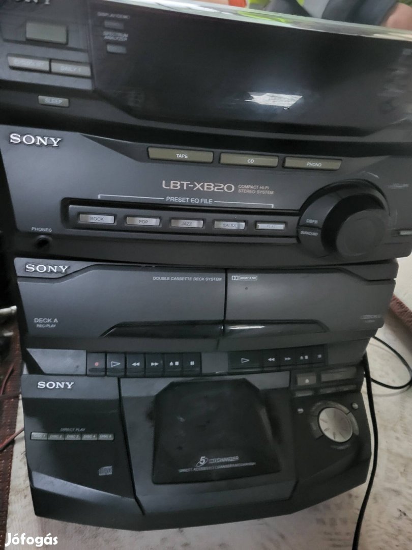Sony LBT-XB20 as hifi erősitőnek hangfal nélkül 