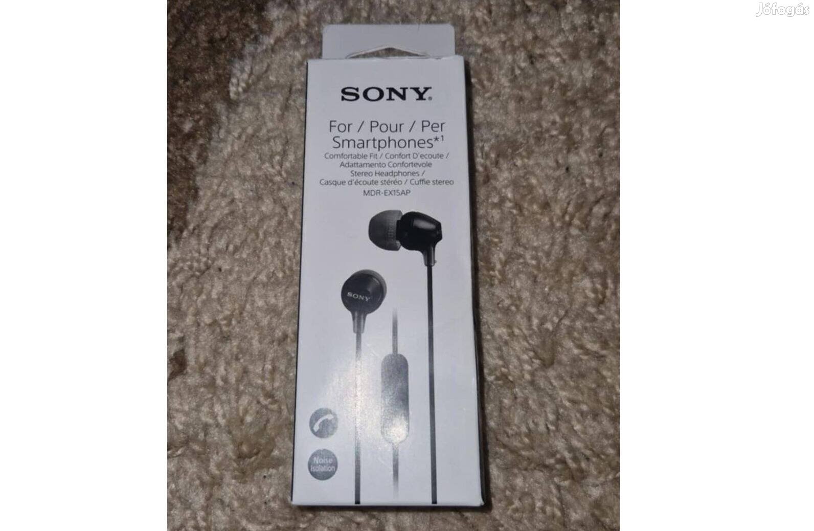 Sony MDR-EX15AP jack dugós fülhallgató vadonat Új