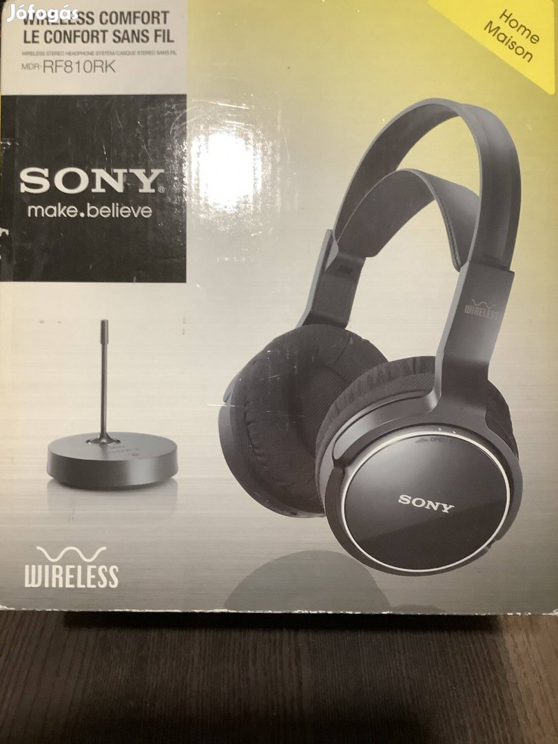 Sony MDR-RF810RK vezeték nélküli füllhalgató 