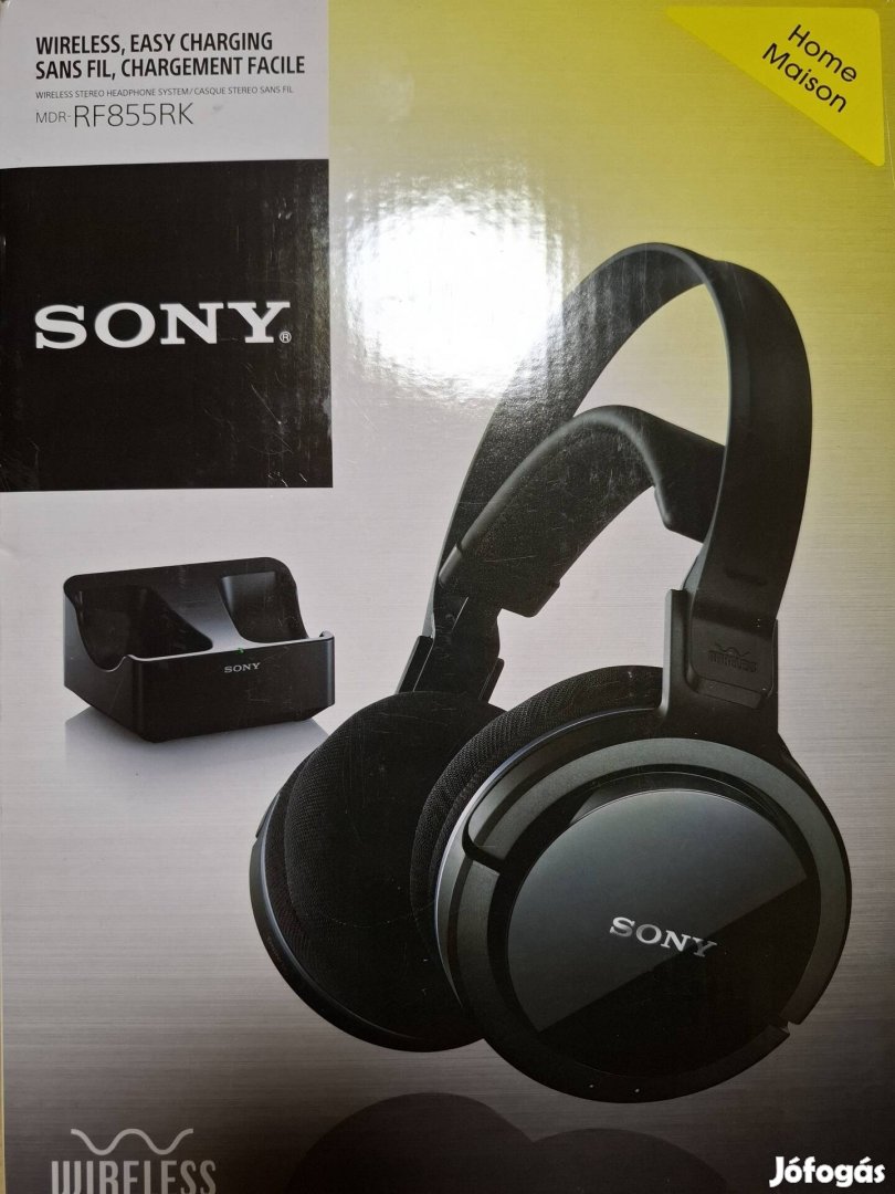 Sony MDR-RF855RK wireless fejhallgató