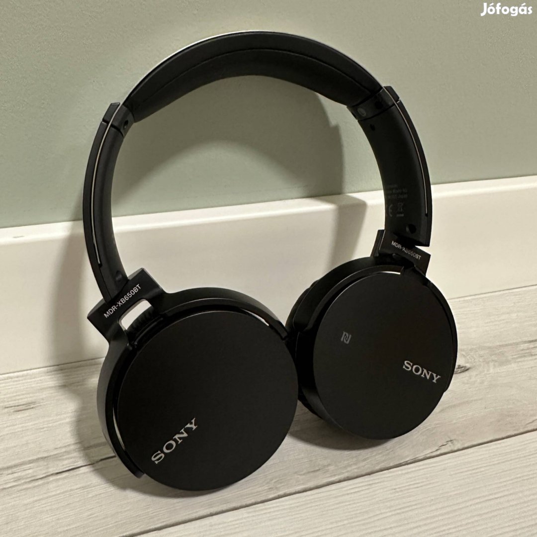 Sony MDR-XB650BT fejhallgató, Bluetooth, tesztgyőztes, új, doboz, jóár