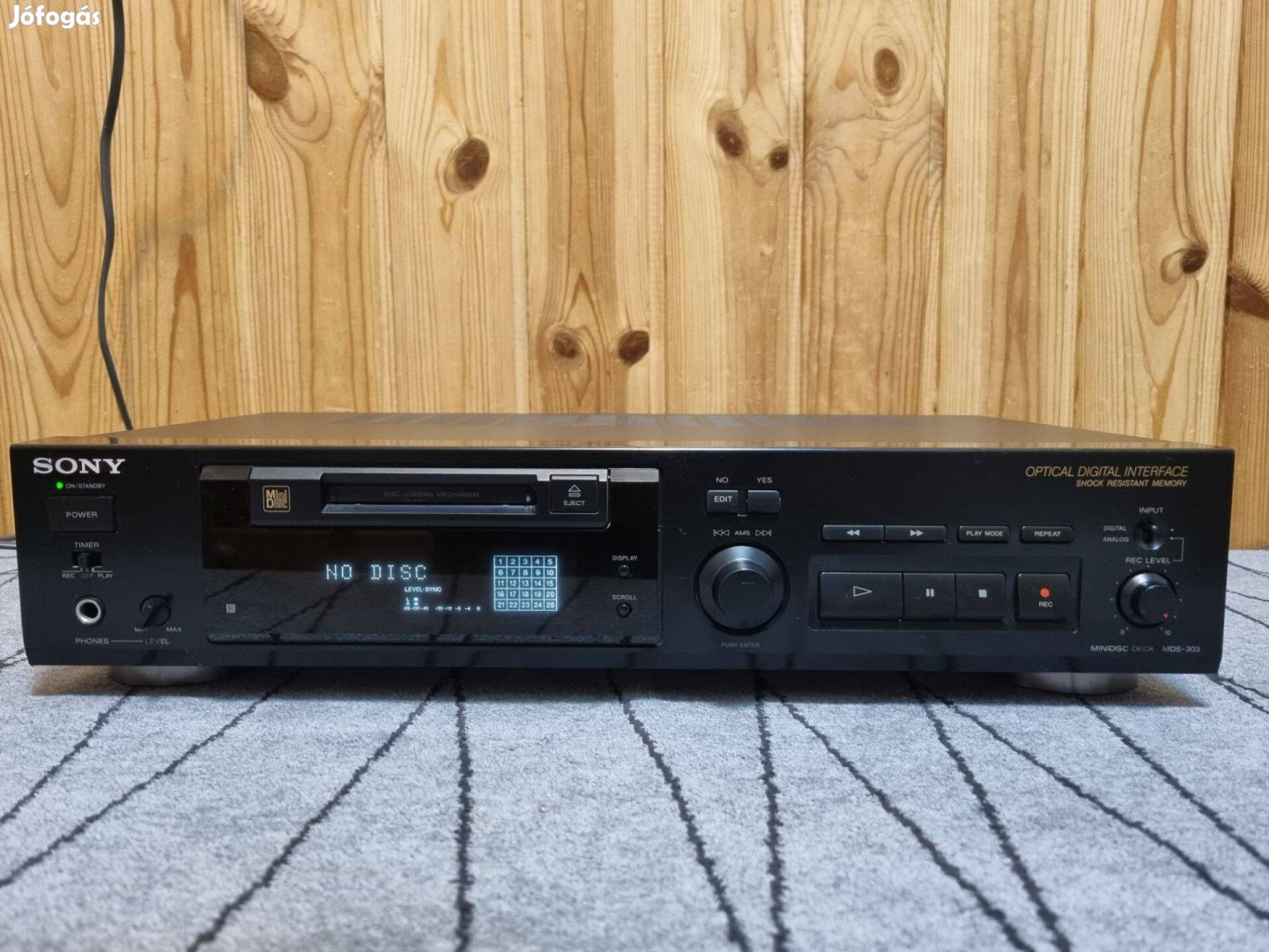 Sony MDS-303 minidisc hibás állapotban