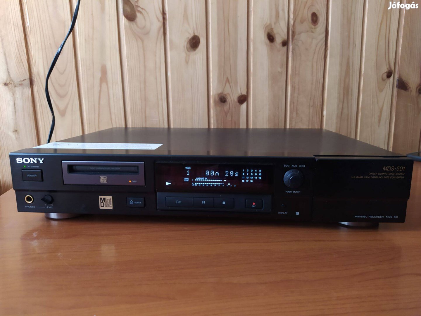 Sony MDS-501 minidisc lejátszó