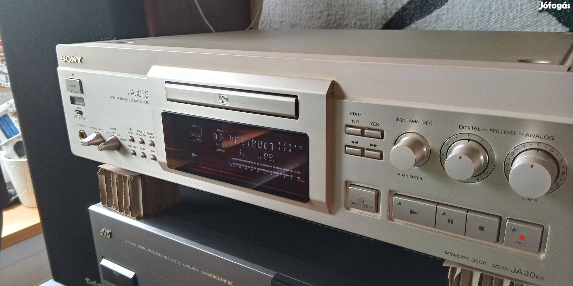 Sony MDS-JA30Es minidisc eladó!