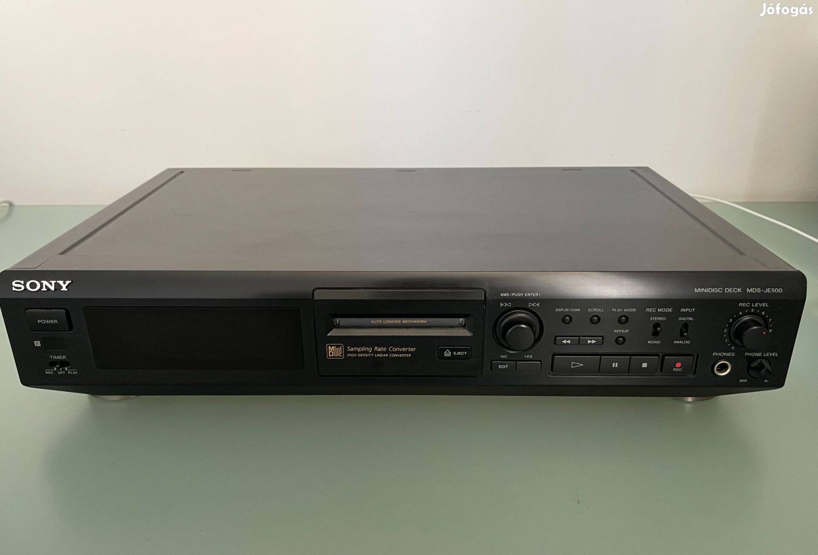 Sony MDS-JE500 Minidisc Deck távirányítóval