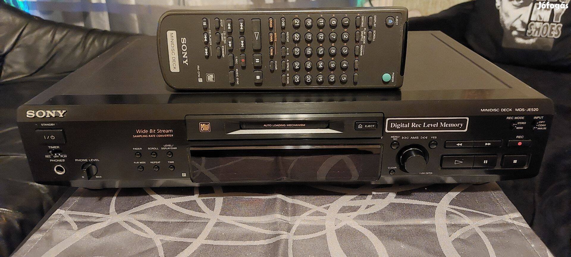 Sony MDS-JE520 minidisc deck