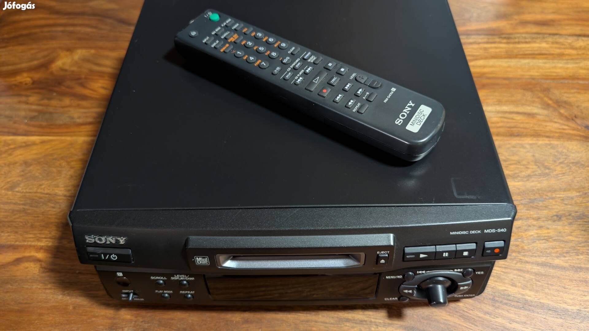 Sony MDS -S40 minidisc felvevő 