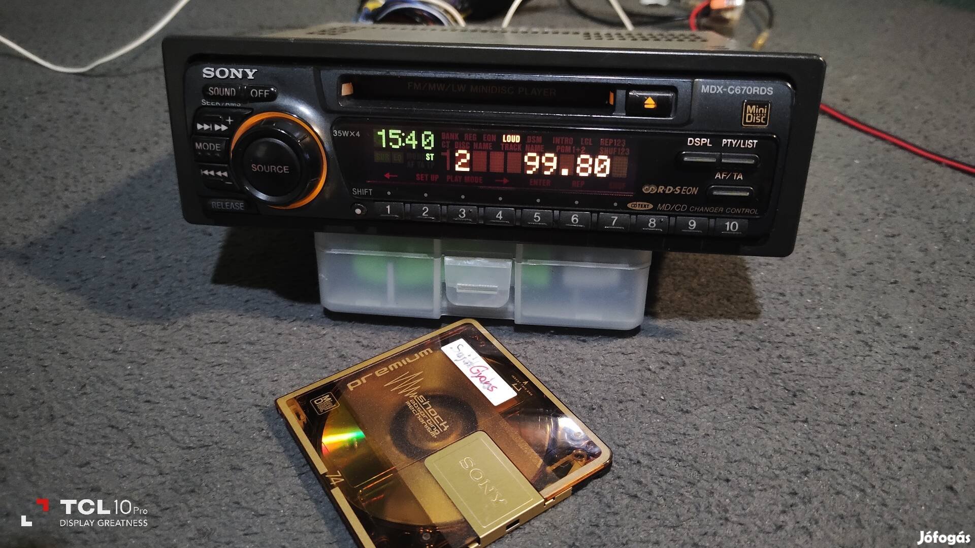 Sony MDX-C670rds minidisc retro autórádió