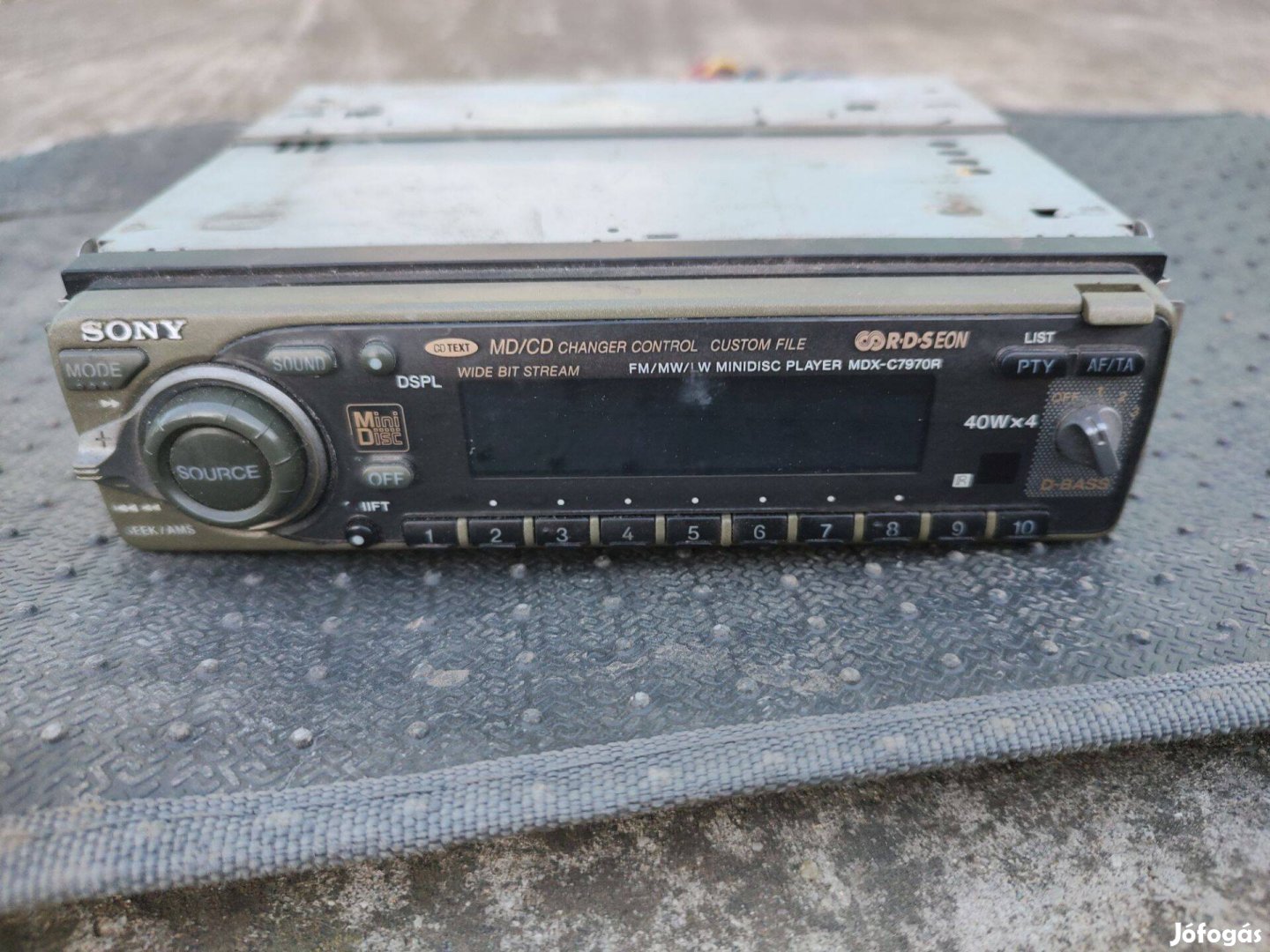 Sony MDX-C7970R minidisc autórádió