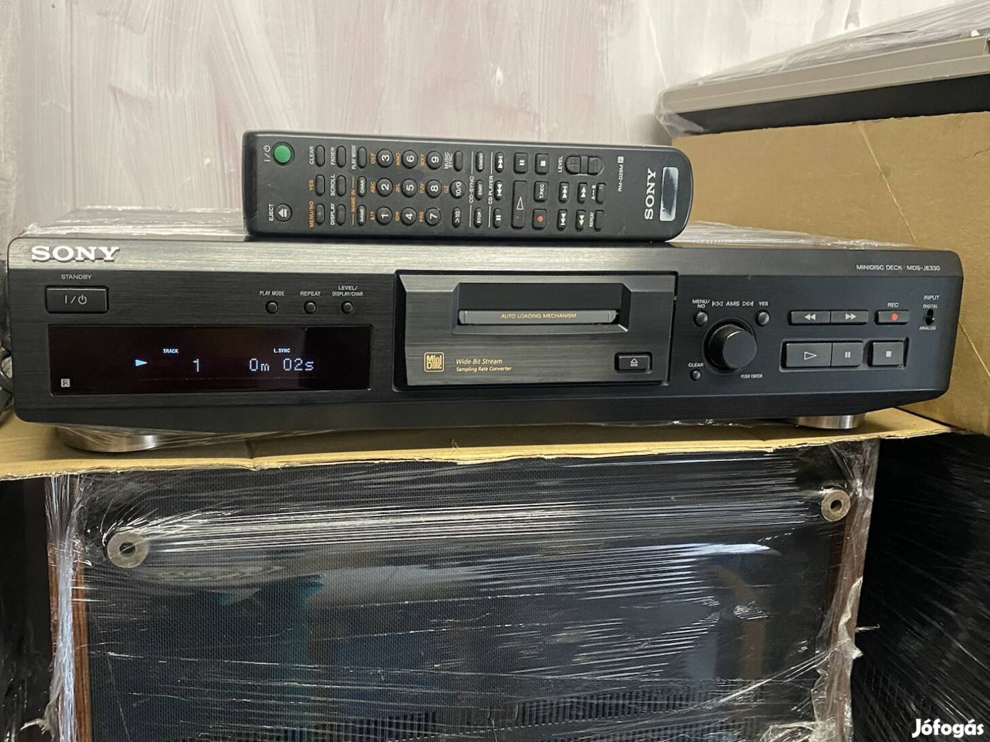 Sony MD JE 330 Midisc Recorder kiváló állapotba gyári 