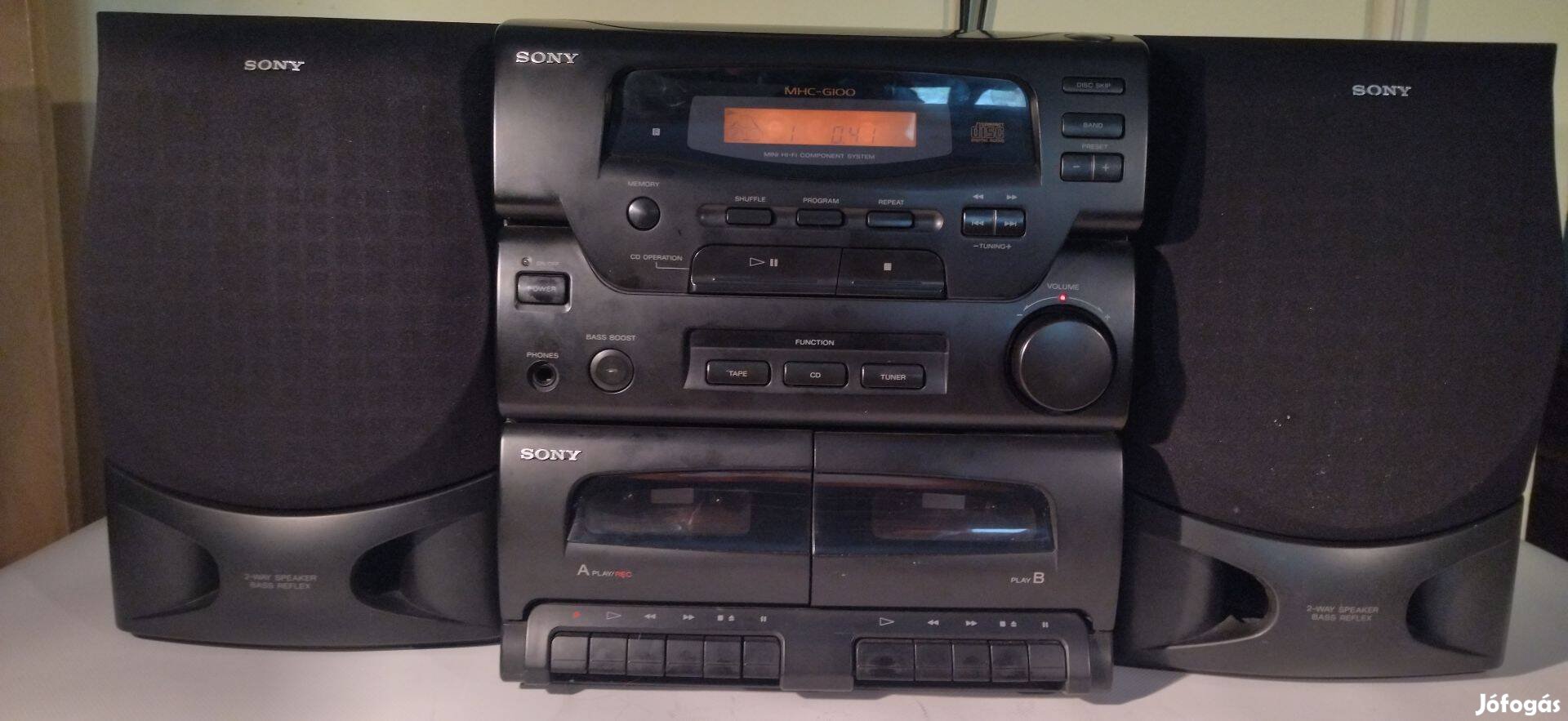 Sony MHC-G100 Hi-Fi Hangfalakkal Retro Gyűjtői darab