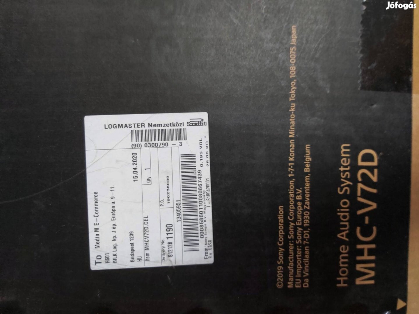 Sony MHC-V72D Hangfal .