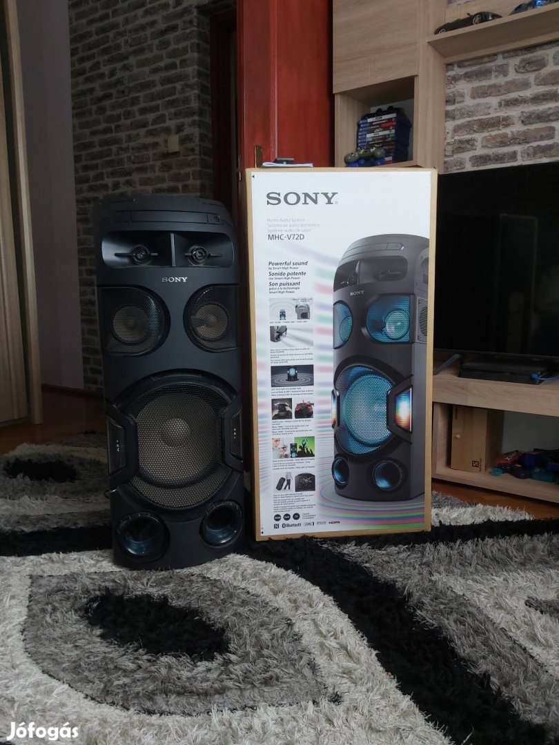 Sony MHC V72D Party hangfal.