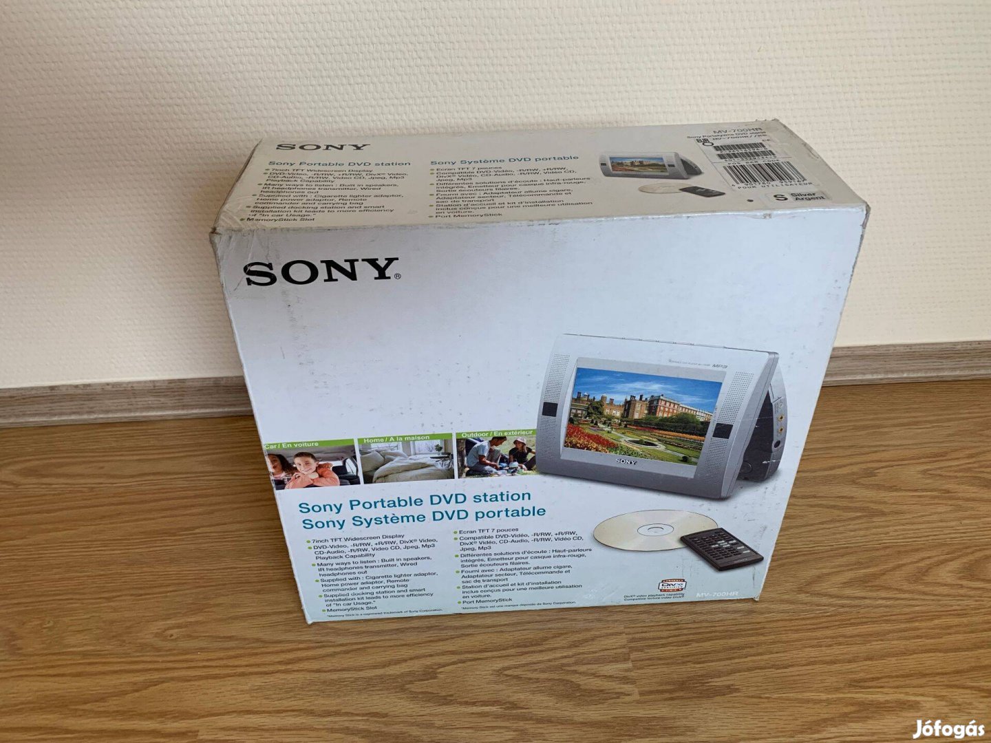 Sony MV-700HR 7" hordozható autós DVD-CD lejátszó