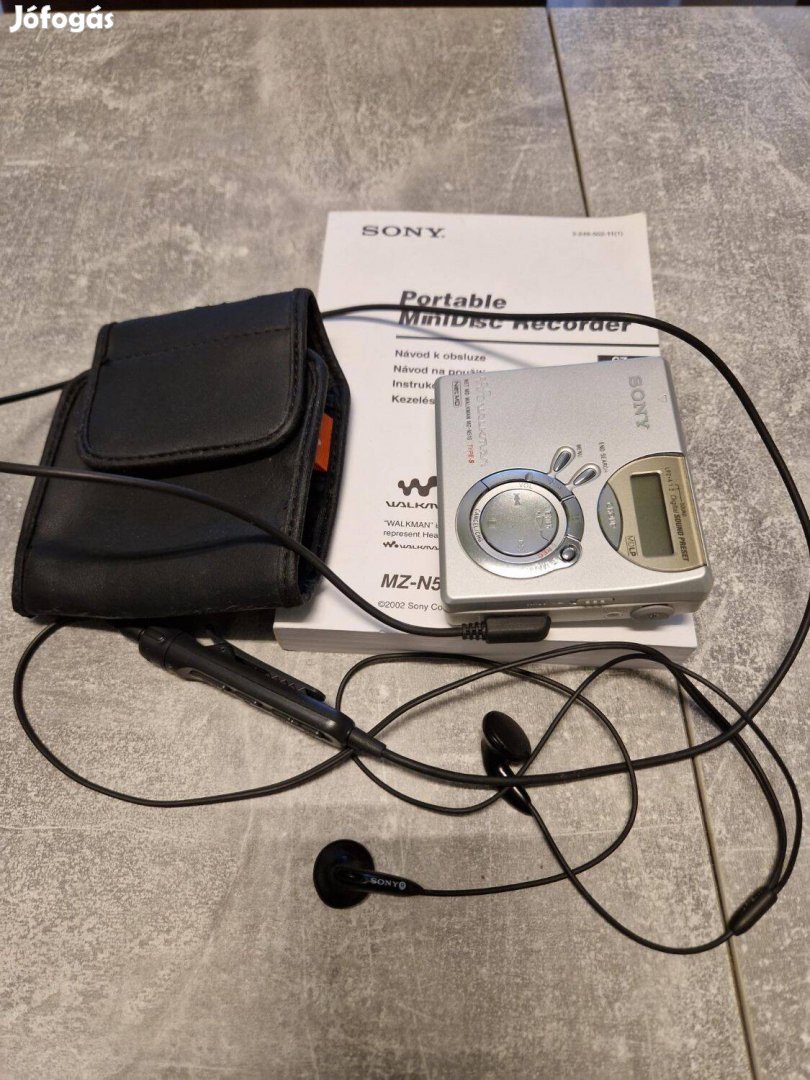 Sony MZ-N510 Minidisc walkman újszerű