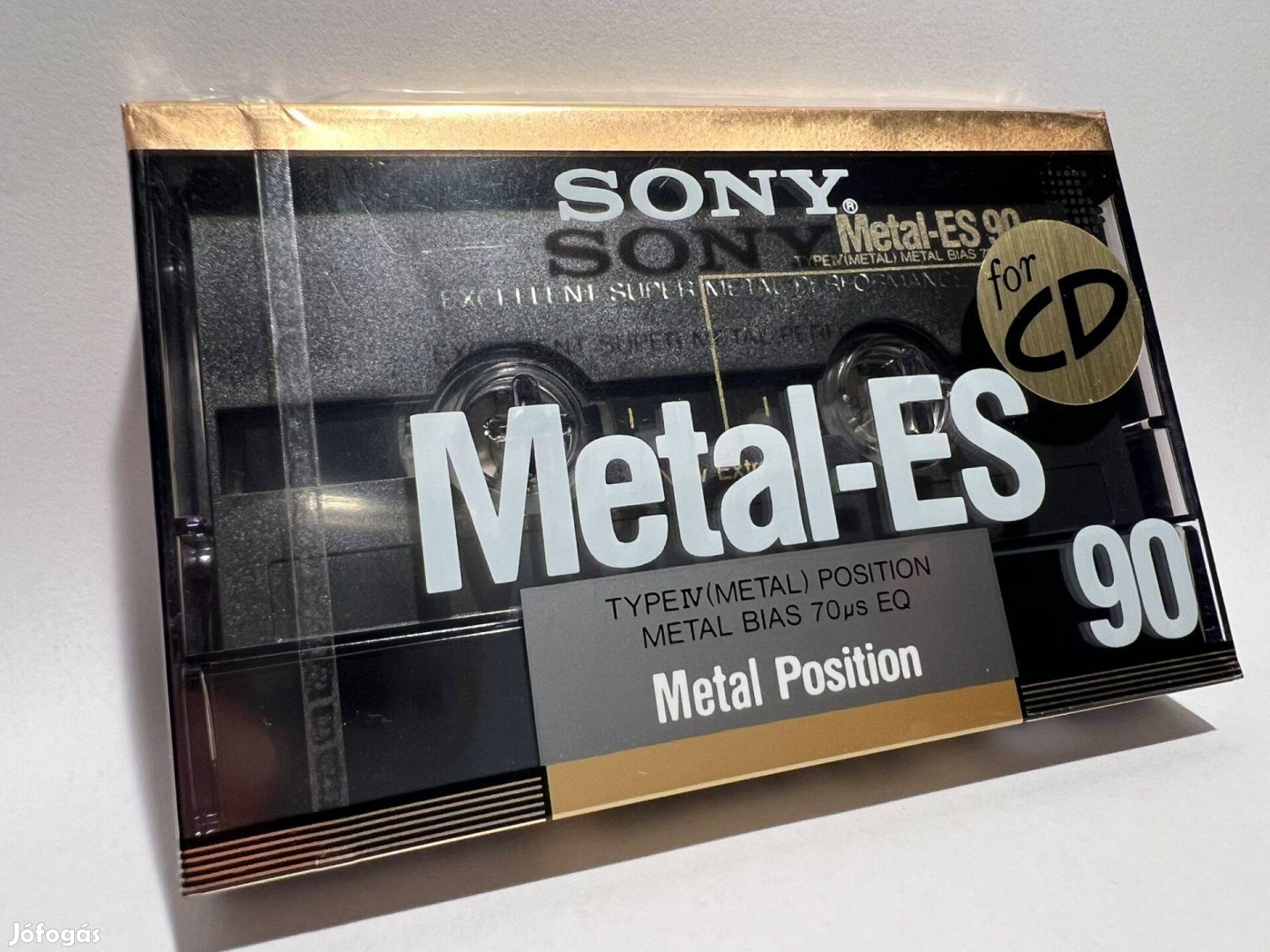 Sony Metal-Es 90 magnó kazetta, 1988-1989, új, Japán piacos