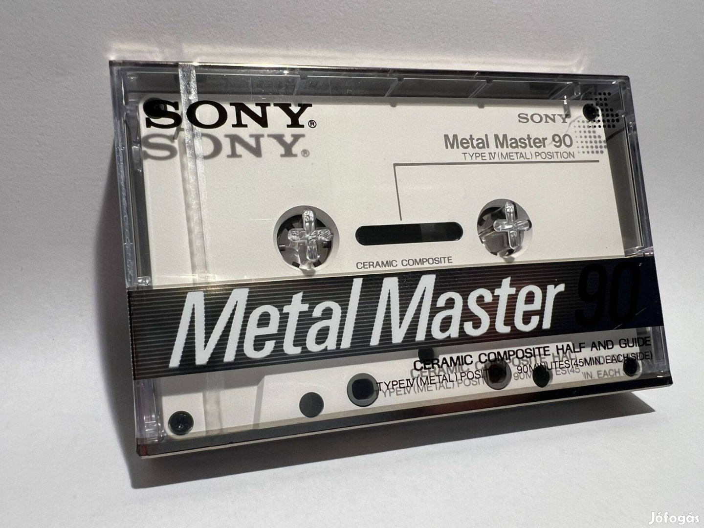 Sony Metal Master 90 magnó kazetta, 1988, új, Japán piacos