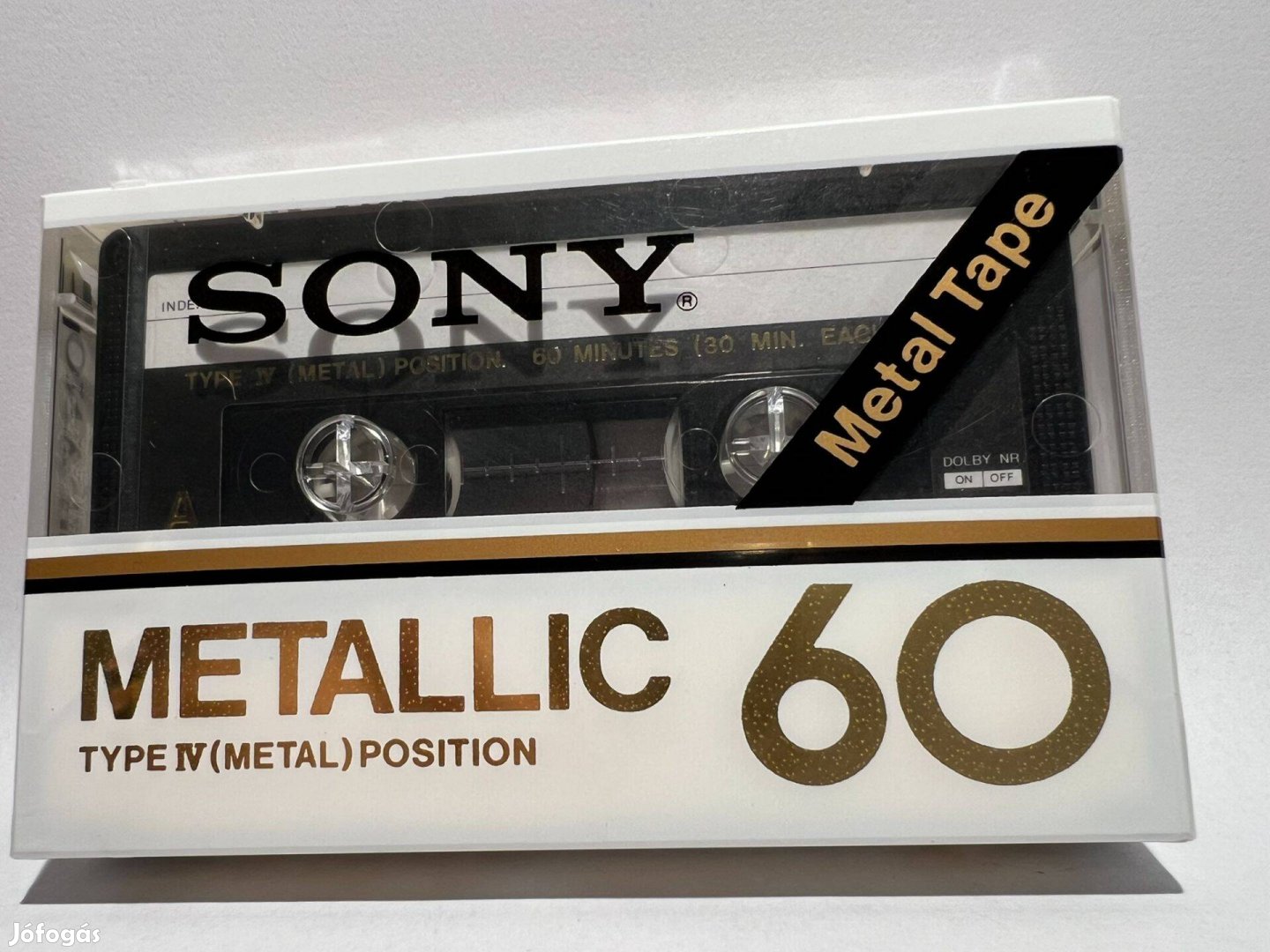 Sony Metallic 60 magnó kazetta, 1980, új, Japán piacos