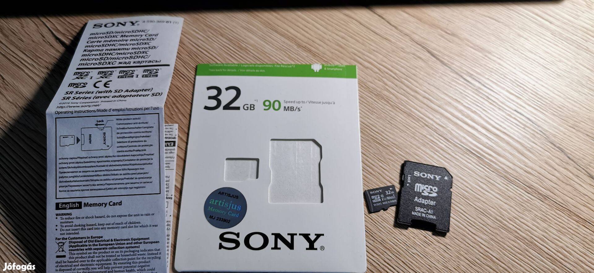 Sony Micro SD Kártya (5.000.-Ft)