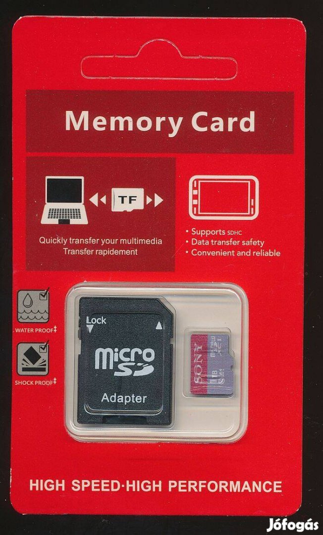 Sony Micro-SD memóriakártya 1 TB, Új!