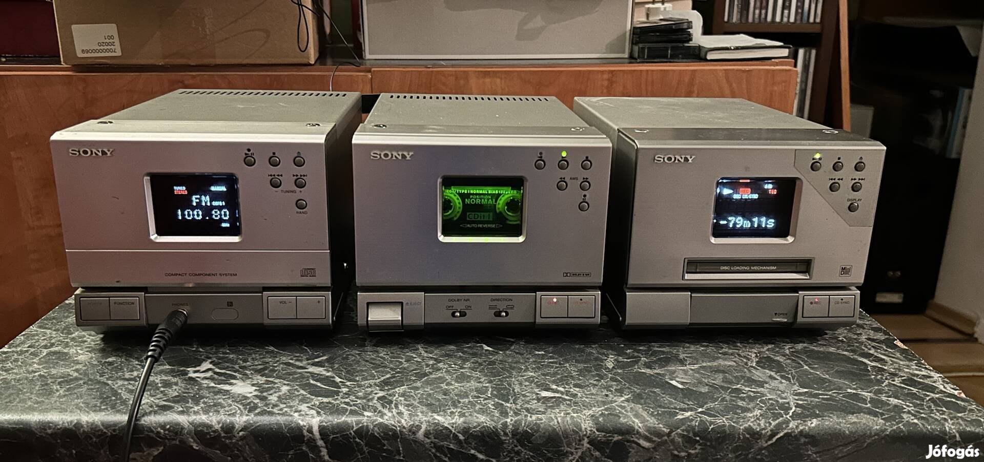 Sony Mini hifi MD CD magnó erősítő 