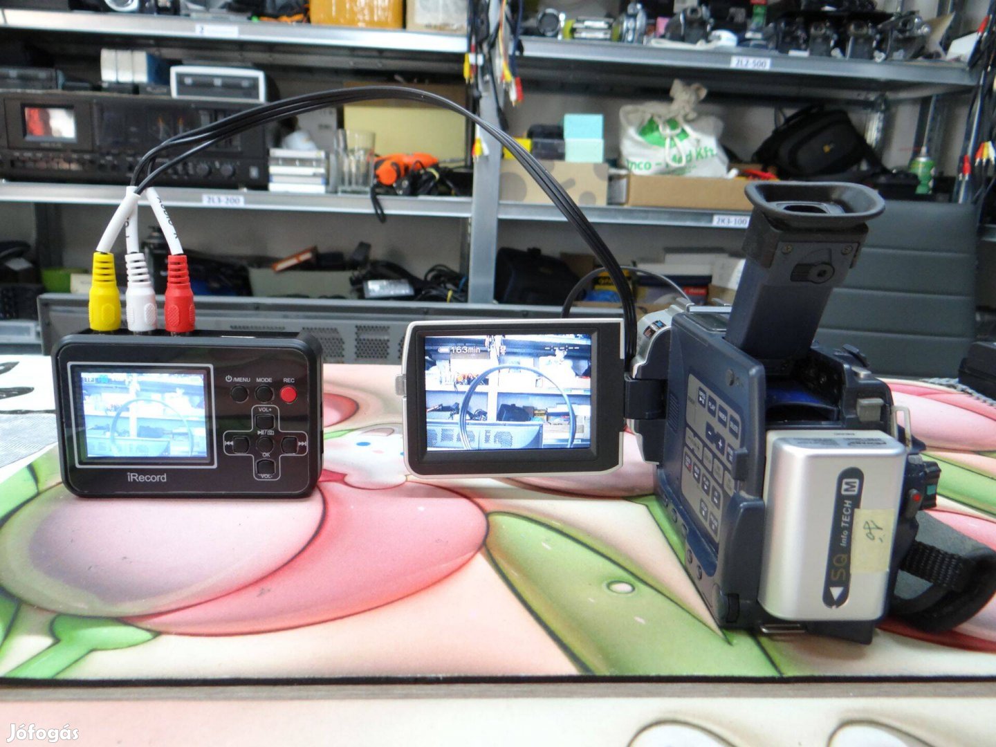 Sony Minidv kamera, videó rögzítővel együtt eladó!