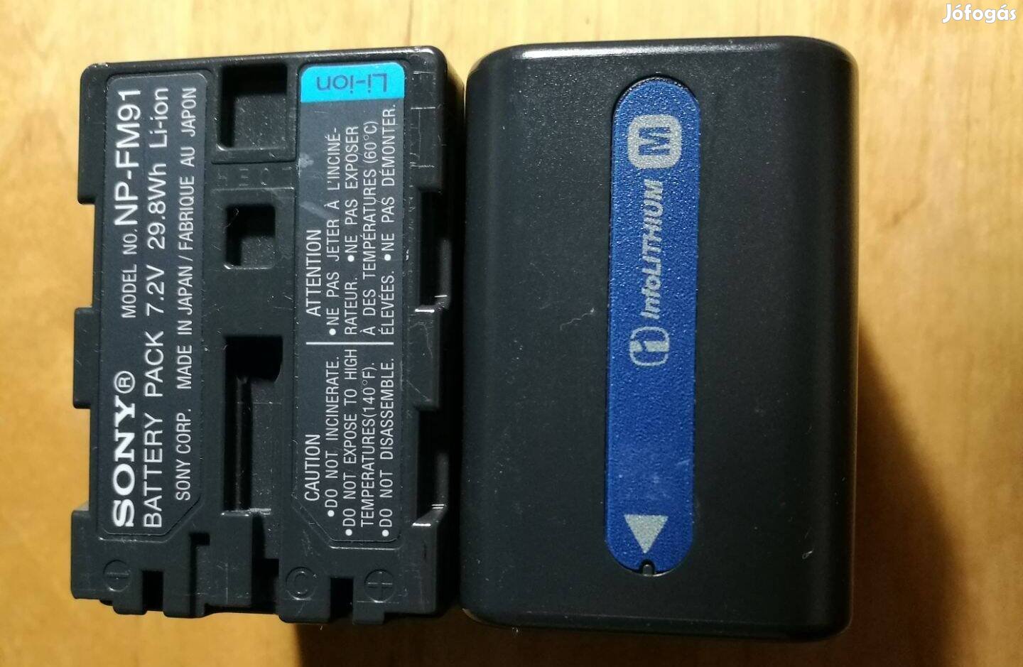 Sony NP-FM91 gyári akkumulátor 2 db
