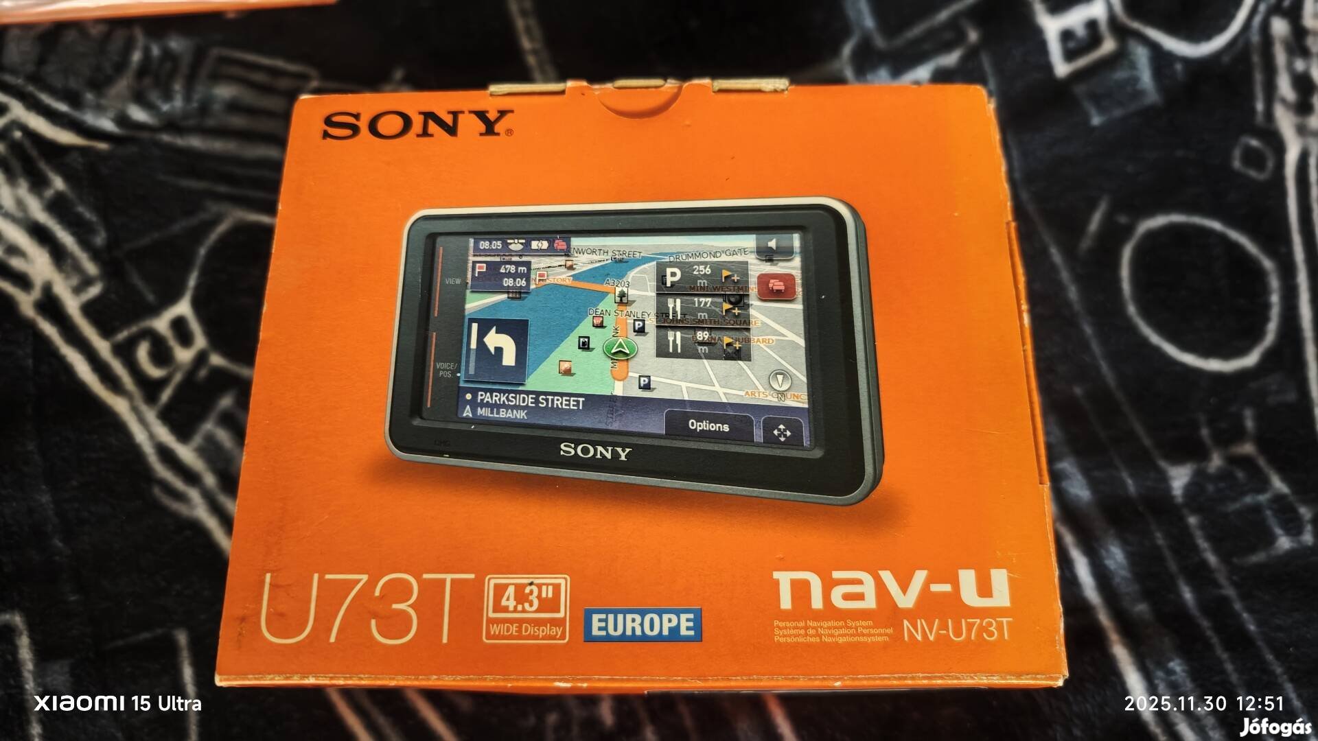 Sony NV-U73T gps navigáció