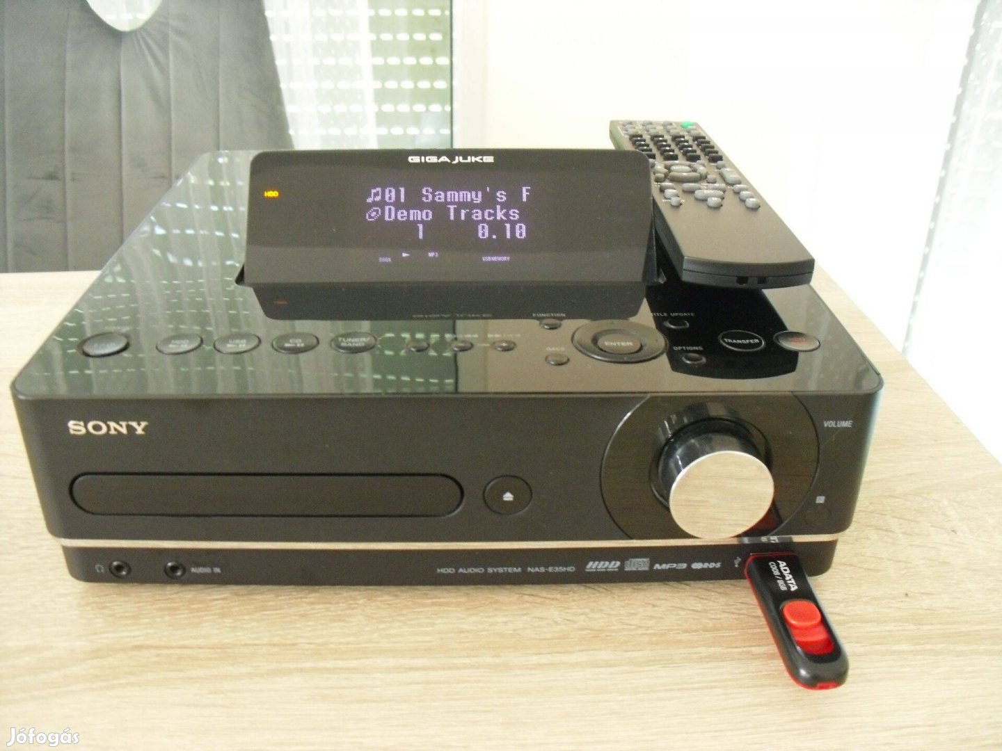 Sony Nas-E35Hd Mp3, Usb, 80 gb hdd rádióerősítő