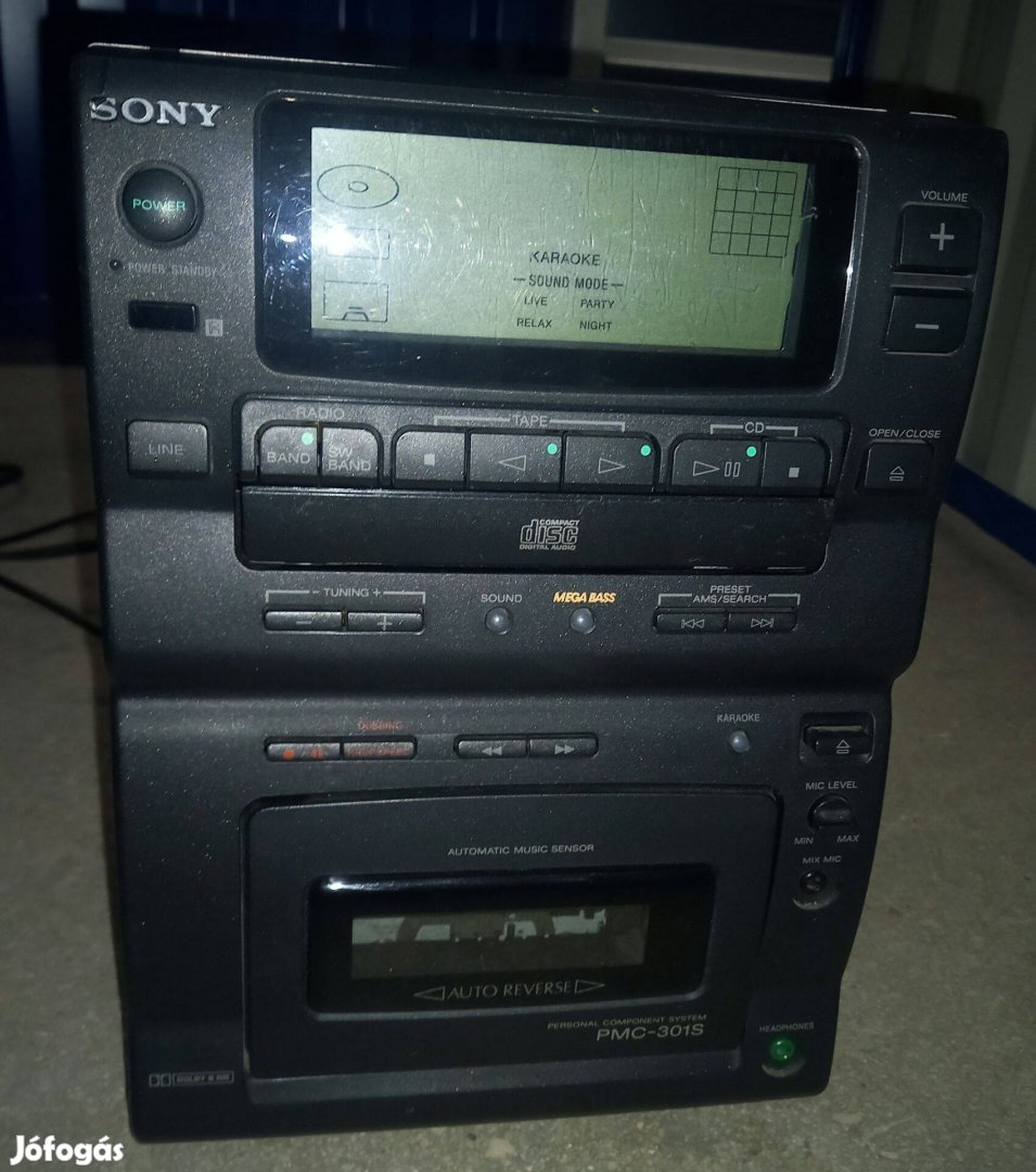 Sony PMC-301S HIFI, karaoke gép