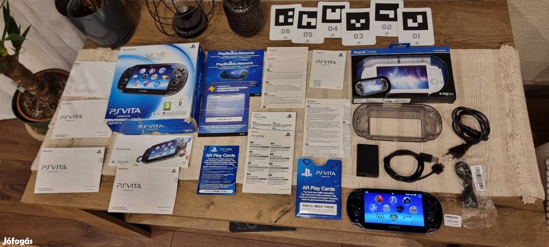 Sony PS Vita Oled PCH-1004 mekafullpakk!444!!! Henkaku SD2Vita cfw