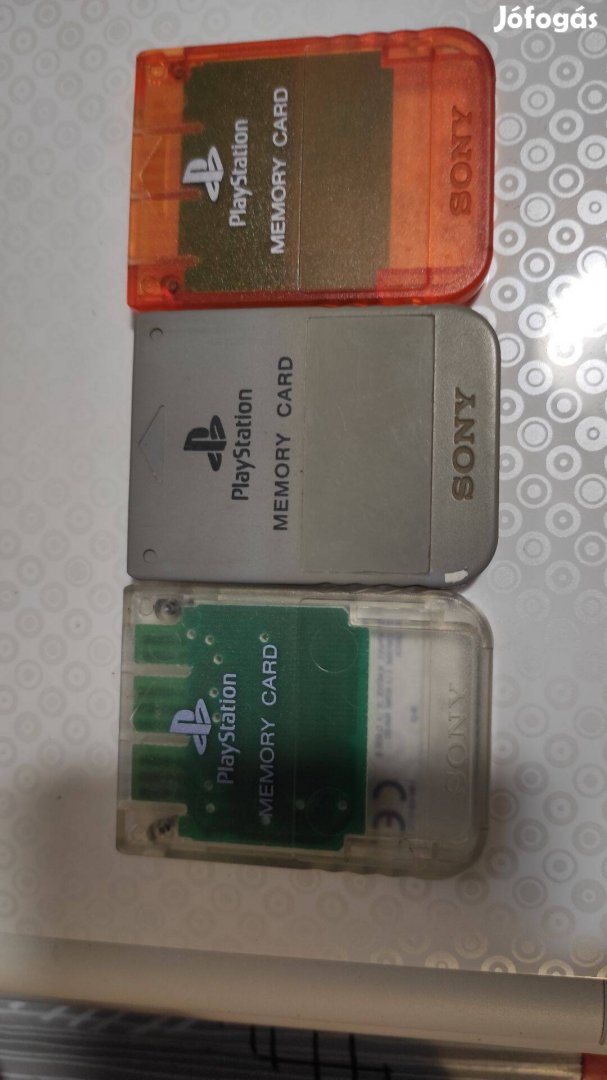 Sony Playstation 1 eredeti memóriakártyák eladók gyűjteményből