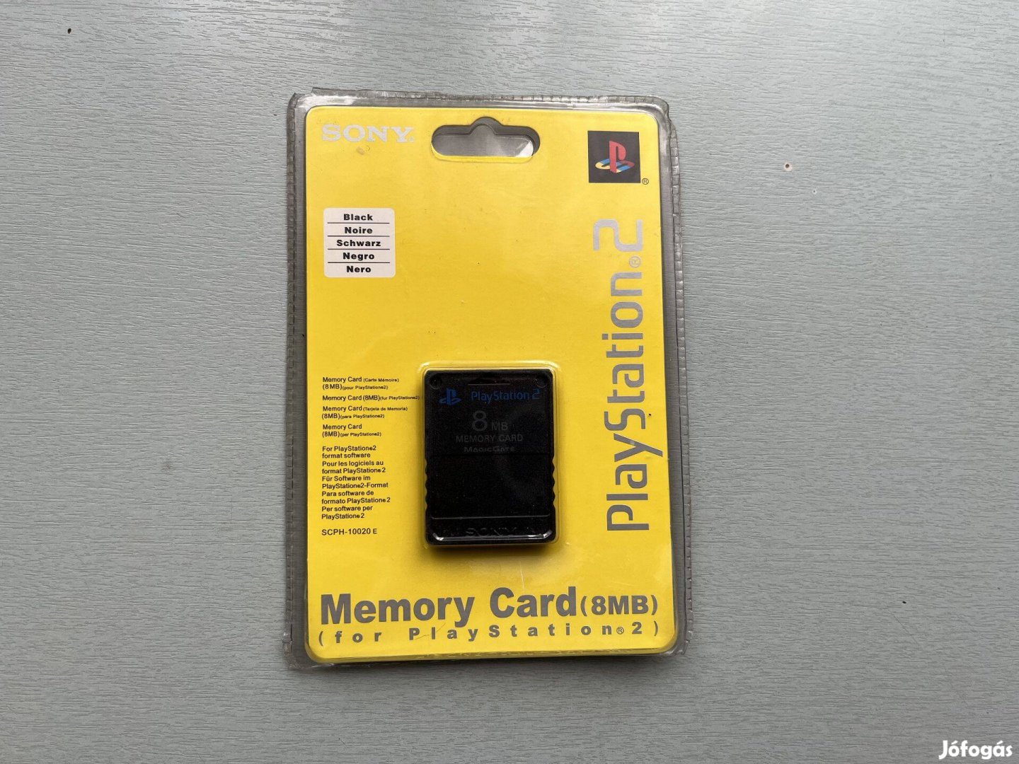 Sony Playstation 2, PS2 eredeti memória kártya 8MB bontatlan