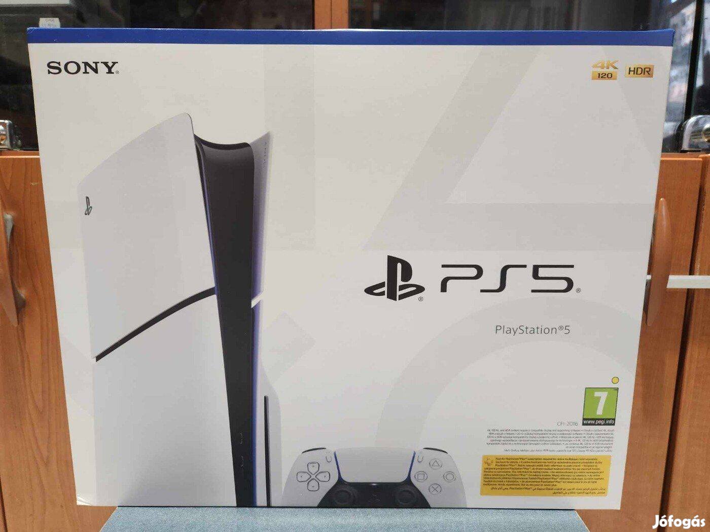 Sony Playstation 5 PS5 Slim 1TB Lemezes Új Garival !