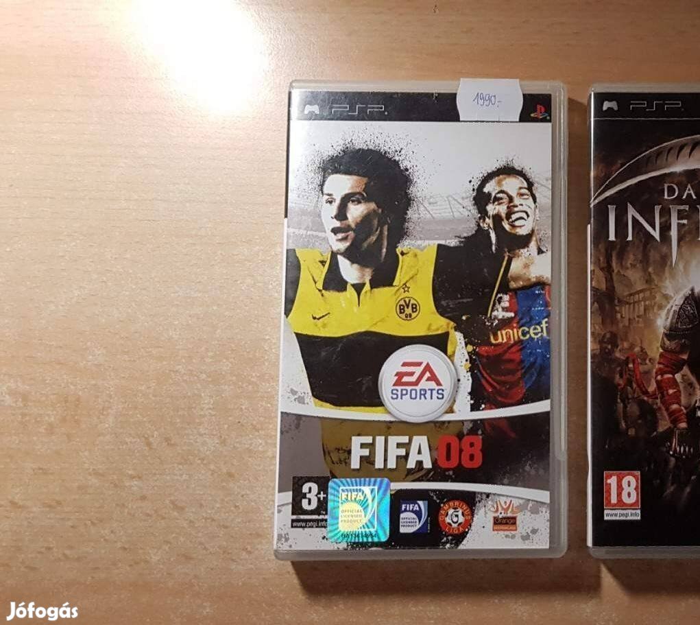 Sony Playstation PSP Fifa 08 Játék !