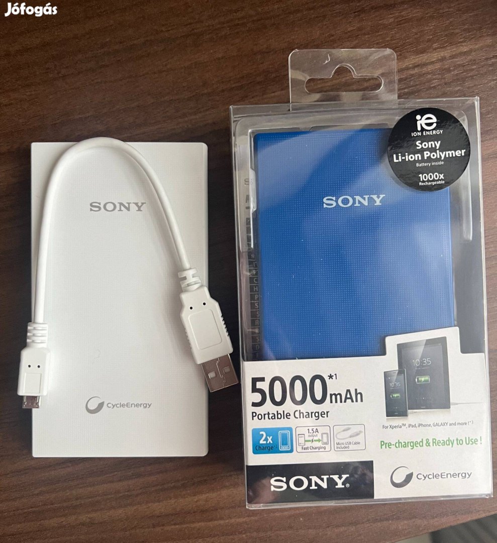 Sony Portable Charger 5000mAh gyorstöltő