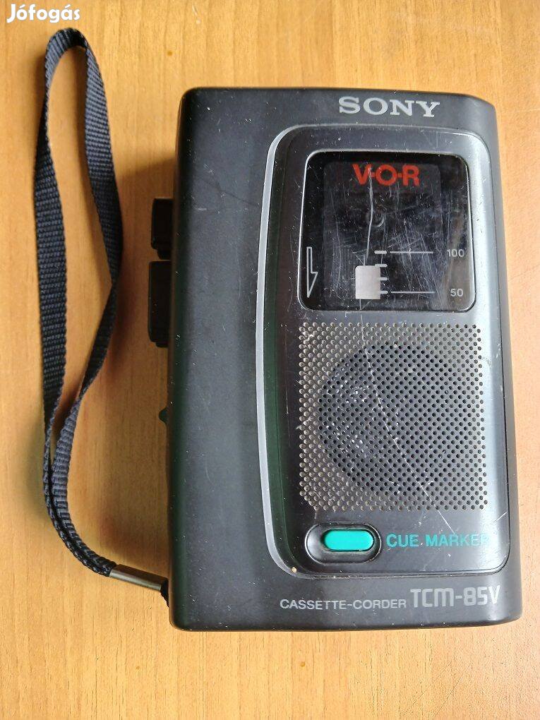 Sony Pressman felvevős magnó / hangvezérelt / TCM-85V