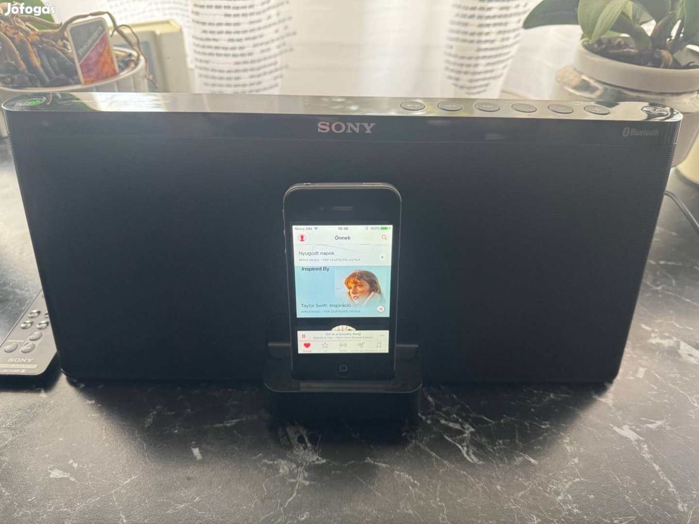 Sony RDP-60IP bluetooth hangszóró iphone dokkoló